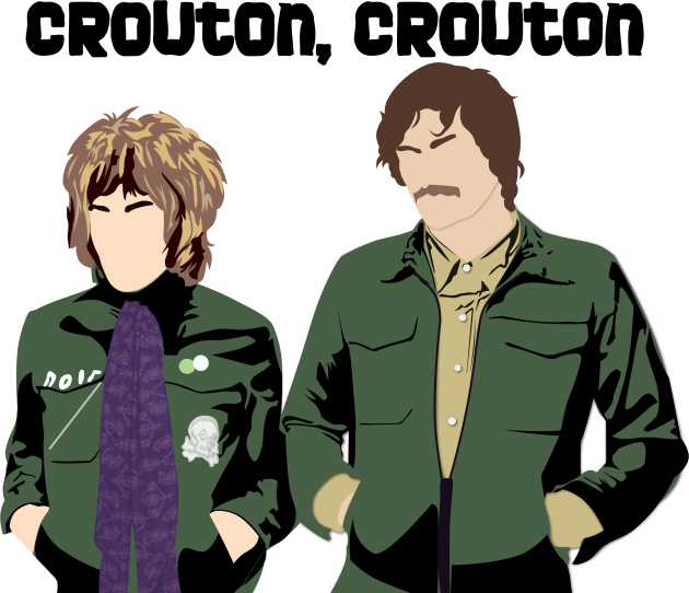 Mighty Boosh Crouton Crouton Kids T-Shirt by OutlineArt