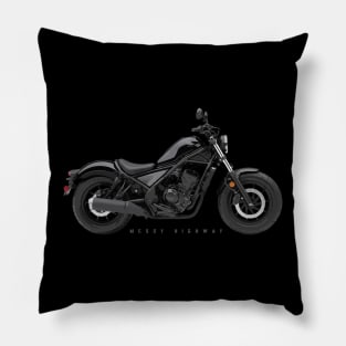 Honda Rebel 300 20 black, sn Pillow