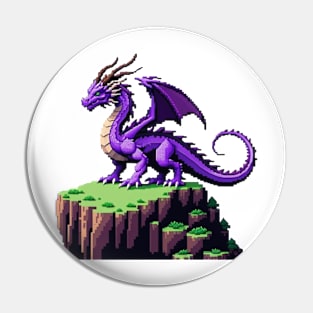 pixel dragon Pin