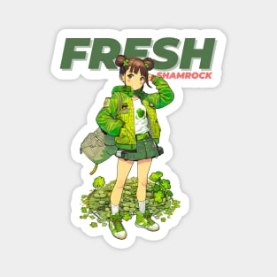 Fresh Shamrock Magnet