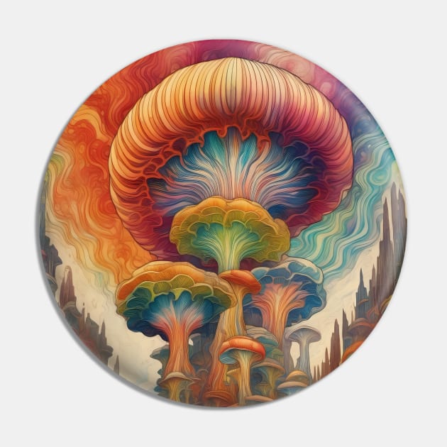 Mushroom Cloud Pin by RADIOACTIVE CHERRY CLOUD