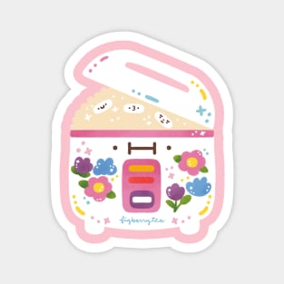 Floral Rice Cooker Magnet