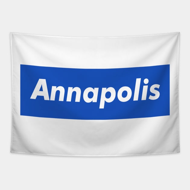 Annapolis Box Logo Tapestry by ART BY IIPRATMO