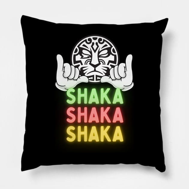 Jinrai Shaka Sign Pillow by Mister Jinrai