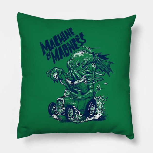 Machine of Madness Pillow by heartattackjack