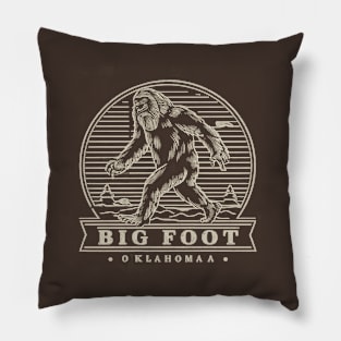 Big foot Oklahoma Pillow