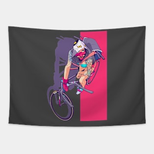 Road Samurai Tapestry