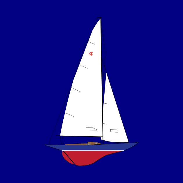 International One Design - IOD - Sailboat by CHBB