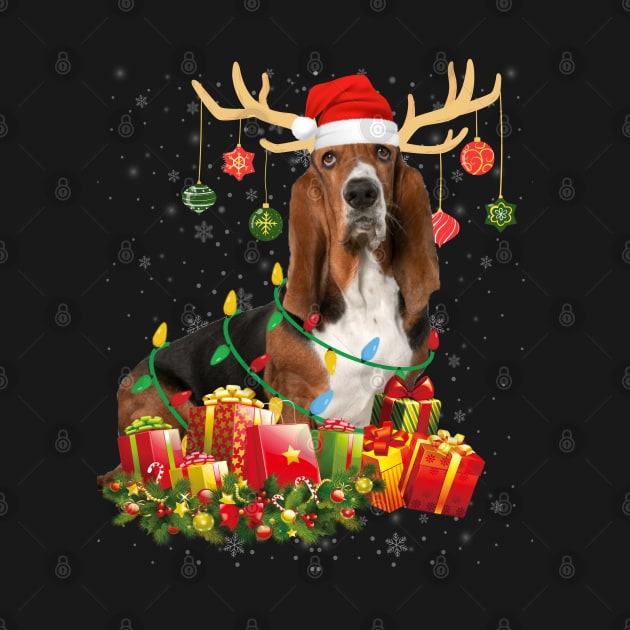 Bloodhound Christmas Gift t-shirt Dog Lover Christmas Gift by CoolTees