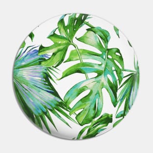 Tropical Elation | Palms and Ferns Pattern Pin