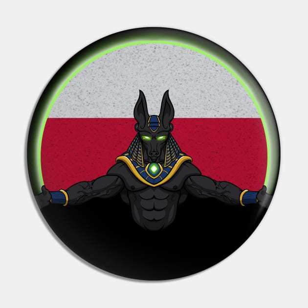 Anubis Poland Pin by RampArt