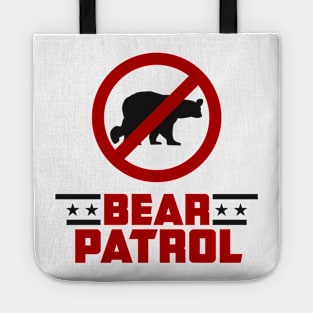 Bear Patrol (Black) Tote