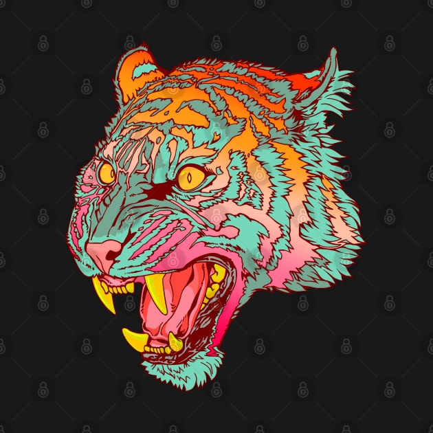 Lesbian Pride Tiger by Crude Casey