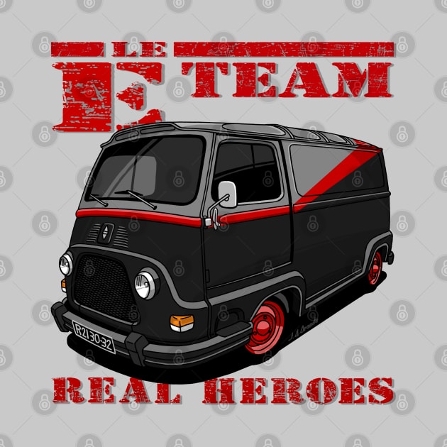 The cute french van of the real heroes! by jaagdesign