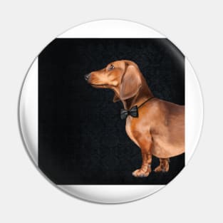 Mr Dachshund Pin