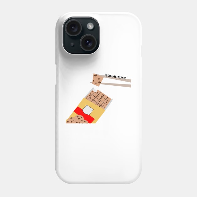 Sushi time with cookie dough Phone Case by tziggles