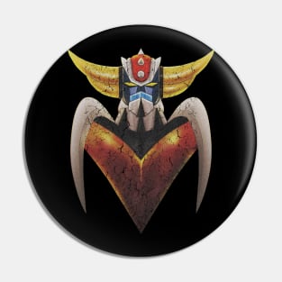 Grendizer The Ufo Robo Distressed Style Pin