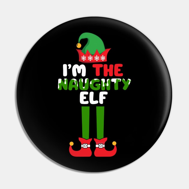 I’m the naughty elf Pin by Fun Planet