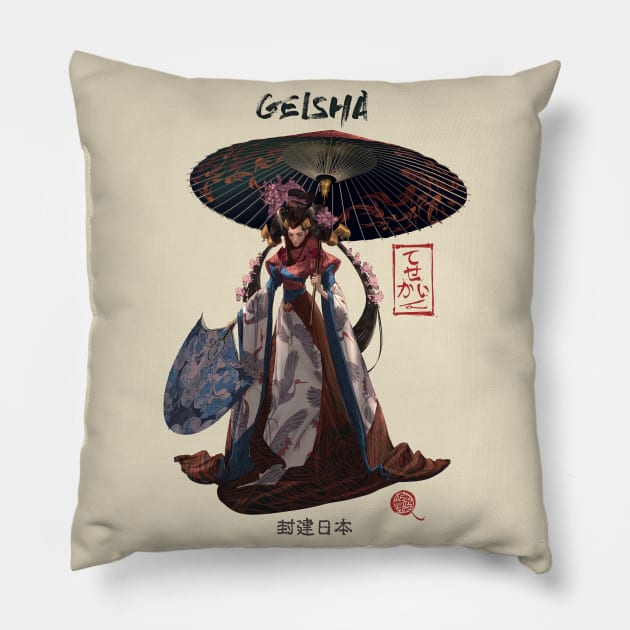 Geisha Pillow by Tck