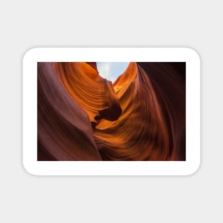 Swirling Patterns of Lower Antelope Canyon Magnet