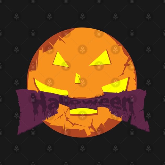 Scary symbol on Halloween celebration by Aloenalone