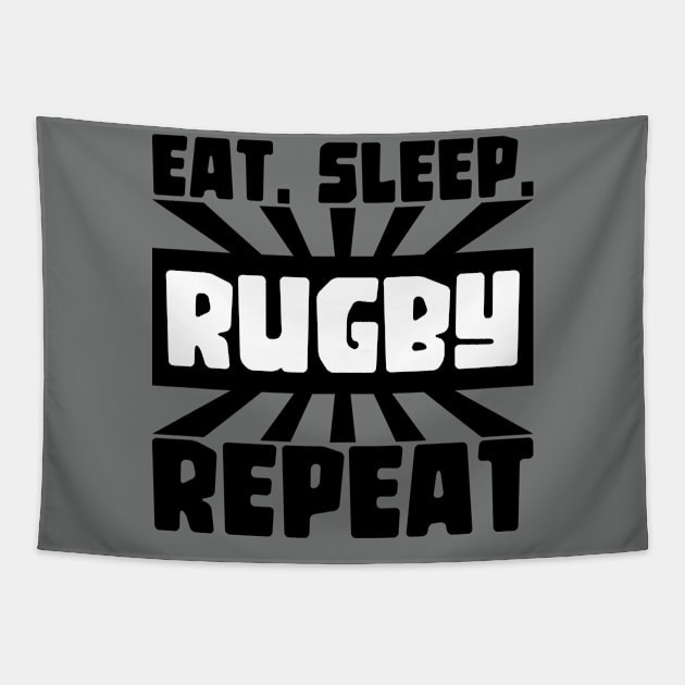 Rugby Tapestry by Rizaldiuk