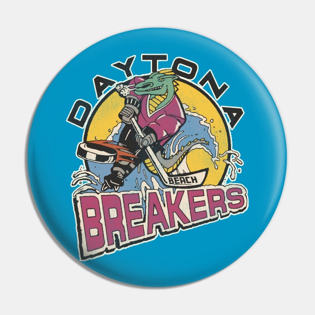 Defunct Daytona Beach Breakers Hockey Team Pin by Defunctland