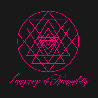 Shree Yantra Mandala - Pink T-Shirt