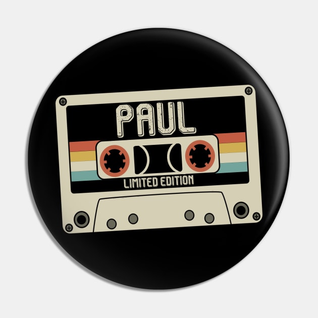 Paul - Limited Edition - Vintage Style Pin by Debbie Art