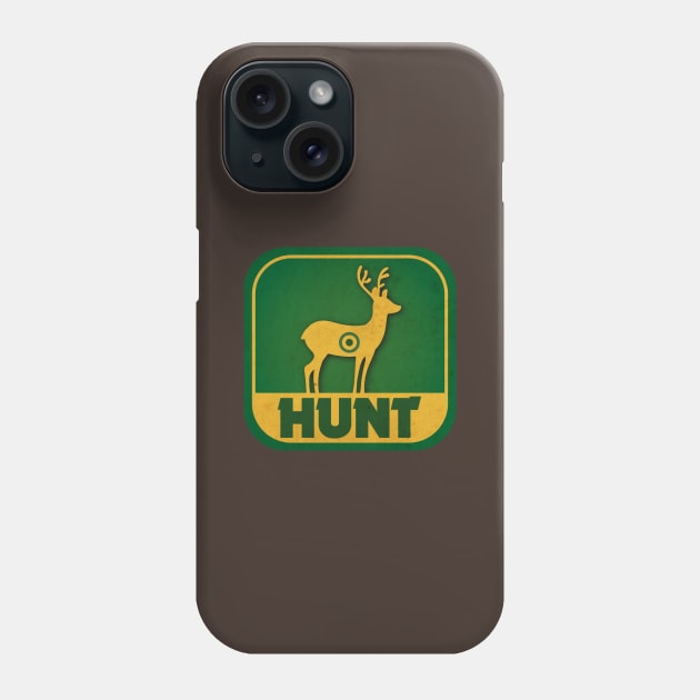 Vintage Deer Hunt Sign Phone Case by CTShirts