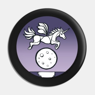 Moonglow Unicorn — Inktober Unicorn illustration series Pin