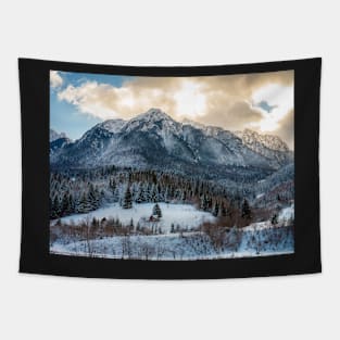 Landscape with mountain range Tapestry