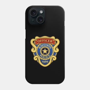 Raccoon Office Police Badge Phone Case