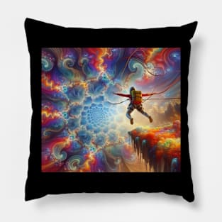 bungee jump 2.0 Pillow