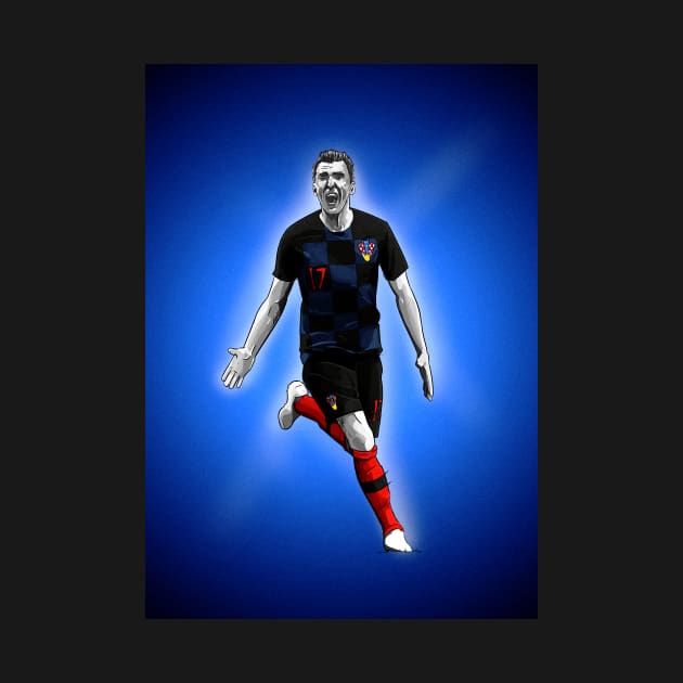 Mario Mandzukic - Croatia World Cup 2018 by barrymasterson