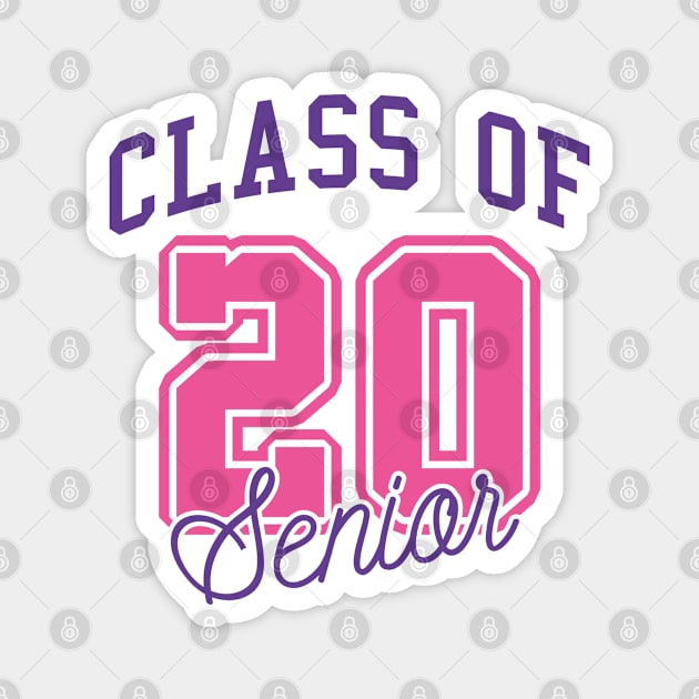 Class Of 20 Senior Magnet by LuckyFoxDesigns