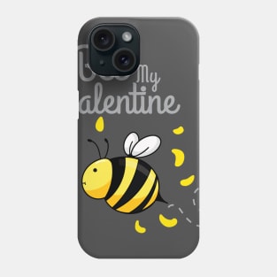 Bee my valentine Phone Case