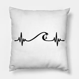 SURFING Heartbeat Pillow