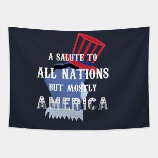 Uncle Sam (Muppets) patriotic quote Tapestry