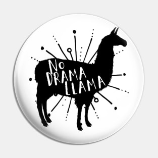 No Drama Llama Pin