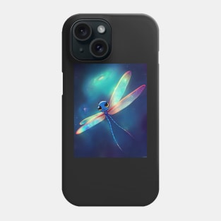 Cute Space Dragonfly T-Shirt Phone Case