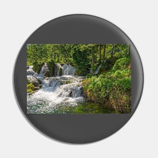 Small Waterfall in Martin Brod Village, Bosnia Pin