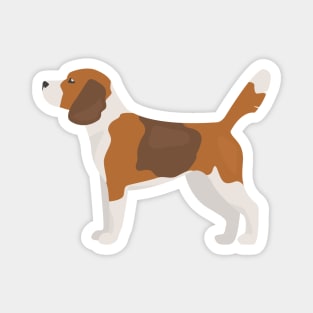 Beagle Dog Standing Magnet