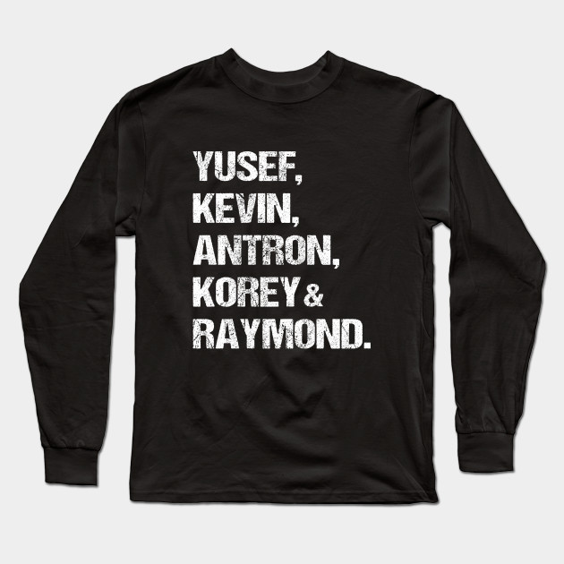 Yusef Kevin Antron Korey And Raymond Central Park 5 Black