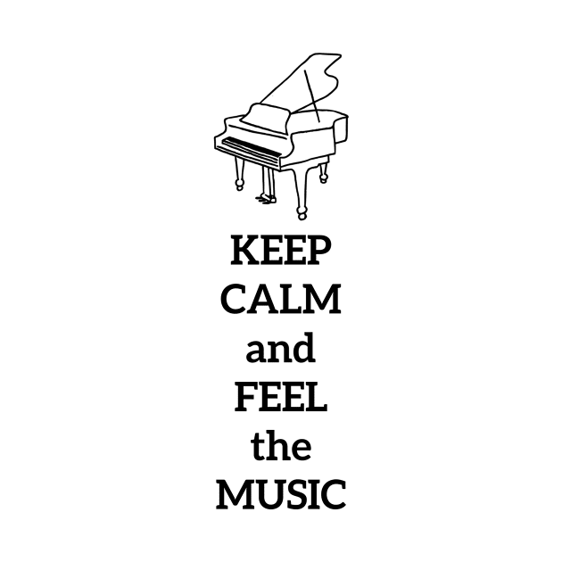 Music Keep Calm piano by Wikstroem