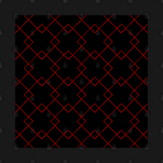 Red Lines Pattern by DeneboArt