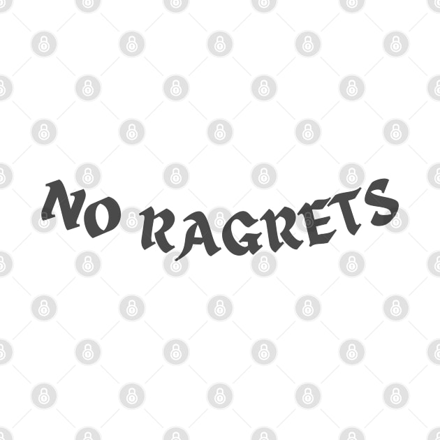 No Regrets Internet Funny Meme Design by Flourescent Flamingo