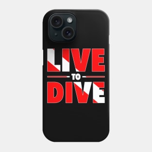 Life to Dive Sea Diver Flag Gift Phone Case