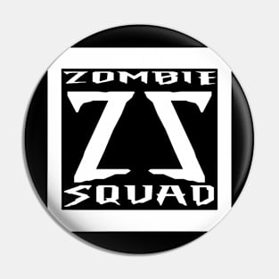 Zombie Squad ZS Sinister (White) Pin