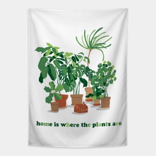 home is where the plants are Tapestry